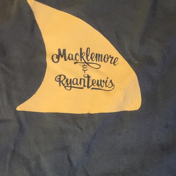 Macklemore and Ryan Lewis blue tank top size xl band tee - Picture 2 of 4